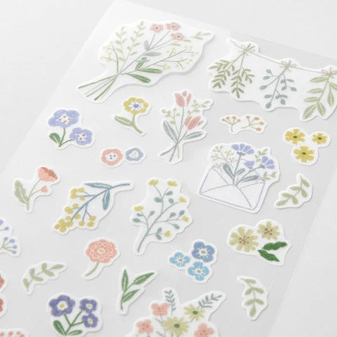 Midori Two Sheets Stickers – Flower