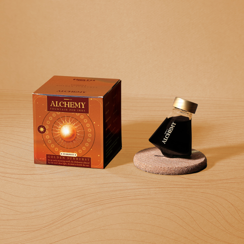 Stardust Golden Sunburst - Endless Alchemy Fountain Pen Ink