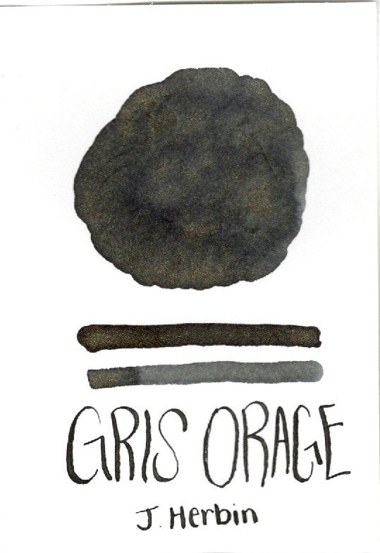 Gris Orage - Jacques Herbin 1670 Anniversary Ink