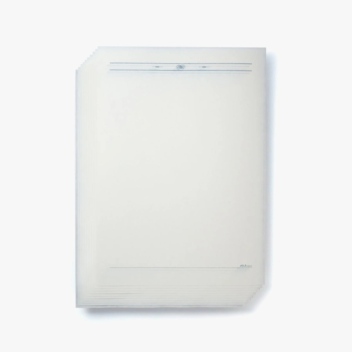 Shinkyokushi Paper - Kakimori Plain Letter Paper (10pcs)
