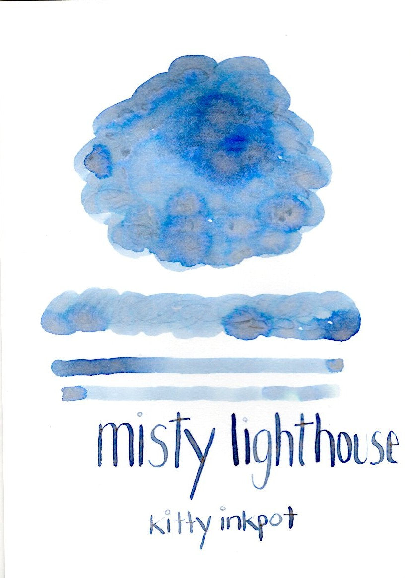 Misty Lighthouse - Kitty Inkpot Fountain Pen Ink