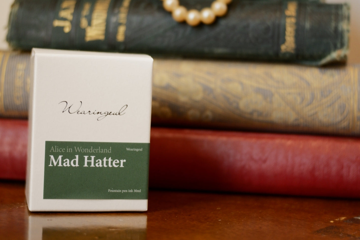 Wearingeul Mad Hatter green ink bottle