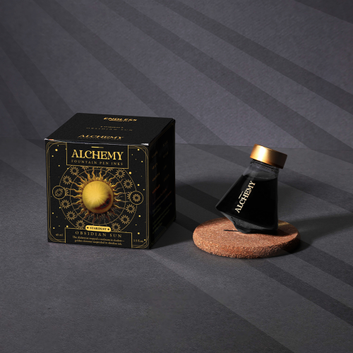 Stardust Obsidian Sun - Endless Alchemy Fountain Pen Ink