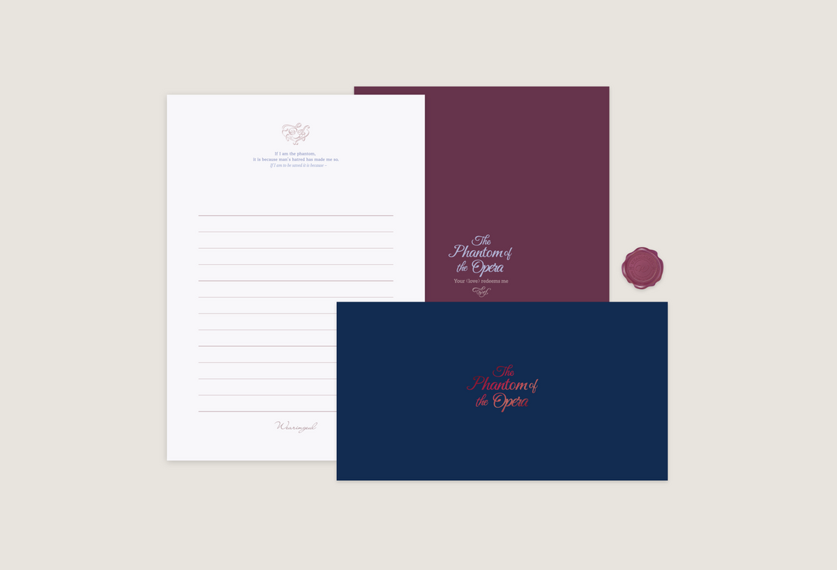Wearingeul World Literature Letter Set