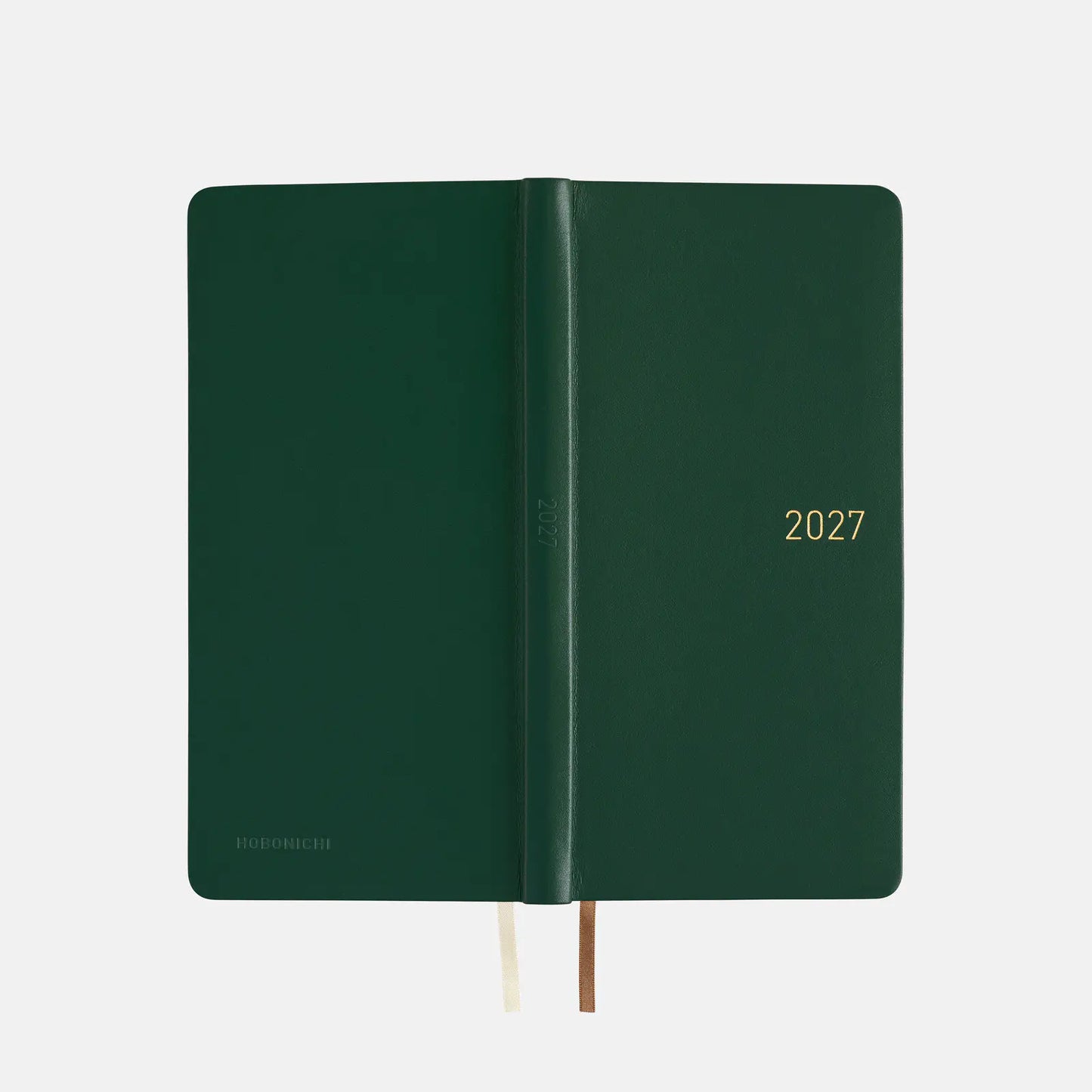 Hobonichi Techo Weeks 2027 -  Leather: Forest Green