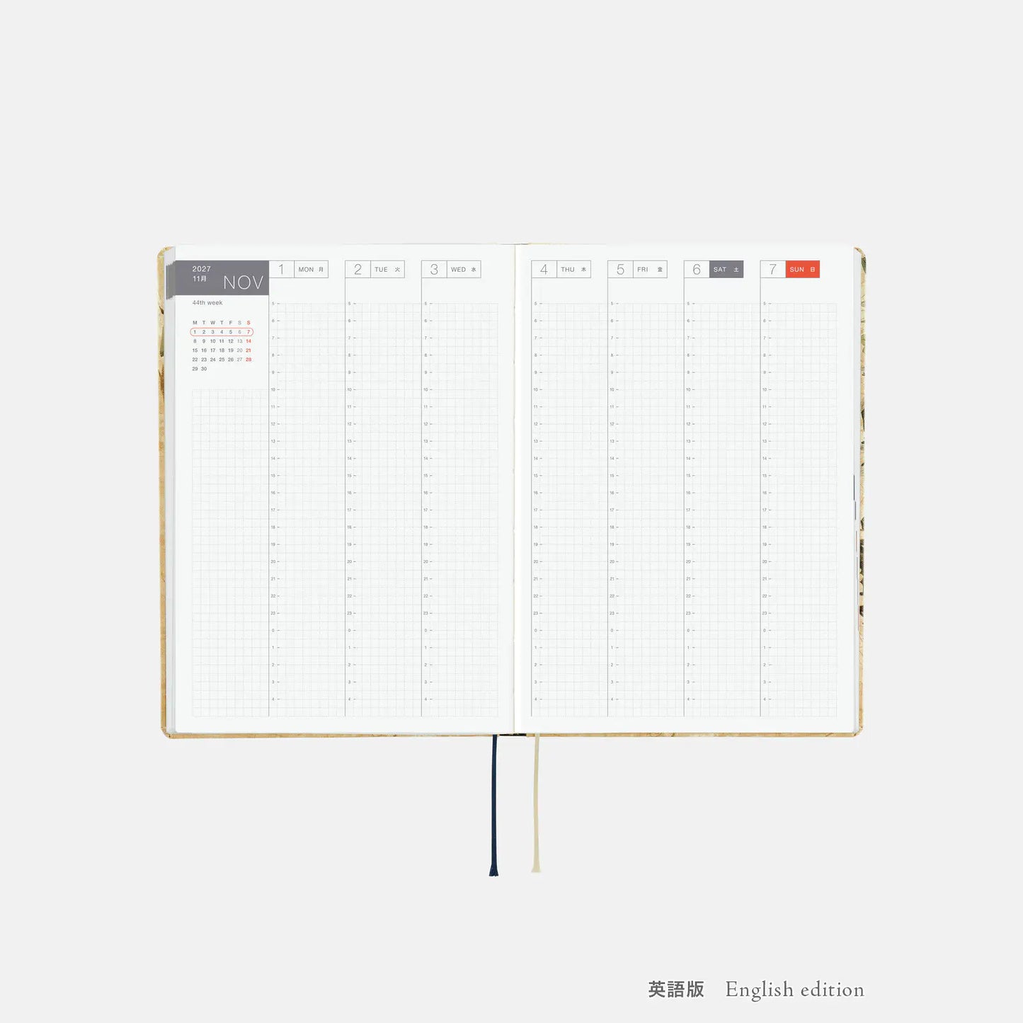 Hobonichi Techo A5 HON 2027 -  V&A Series: Vine
