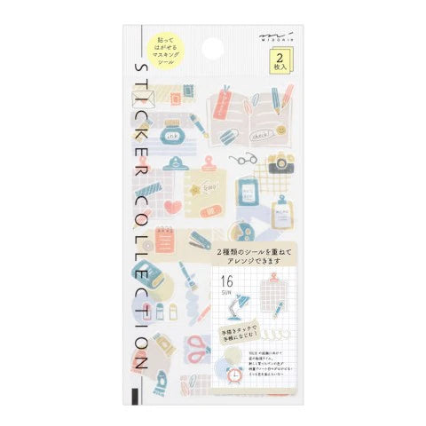 Midori Two Sheets Stickers – Stationery