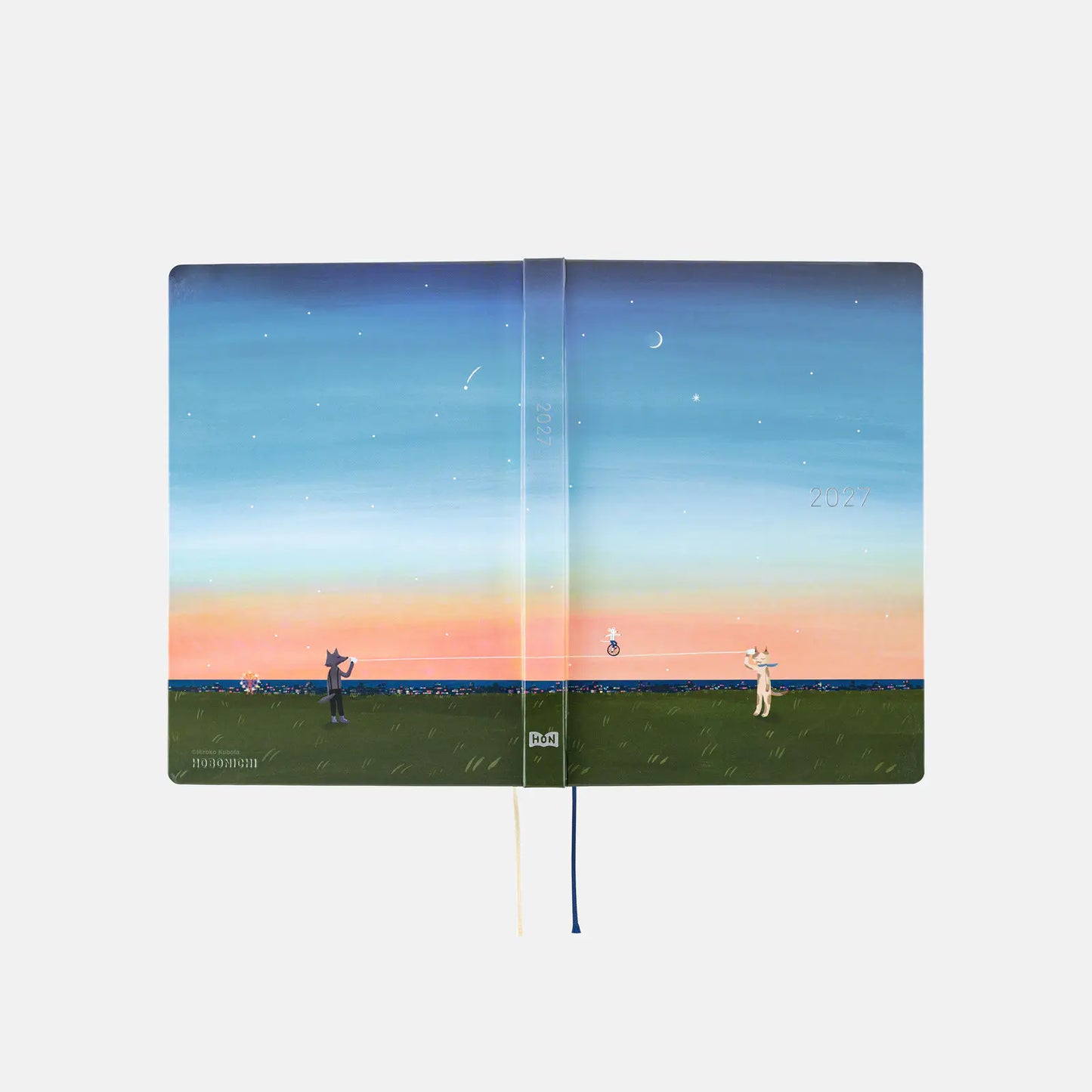 Hobonichi Techo A5 HON 2027 -  Hiroko Kubota: String Telephone Until the Moon is Full
