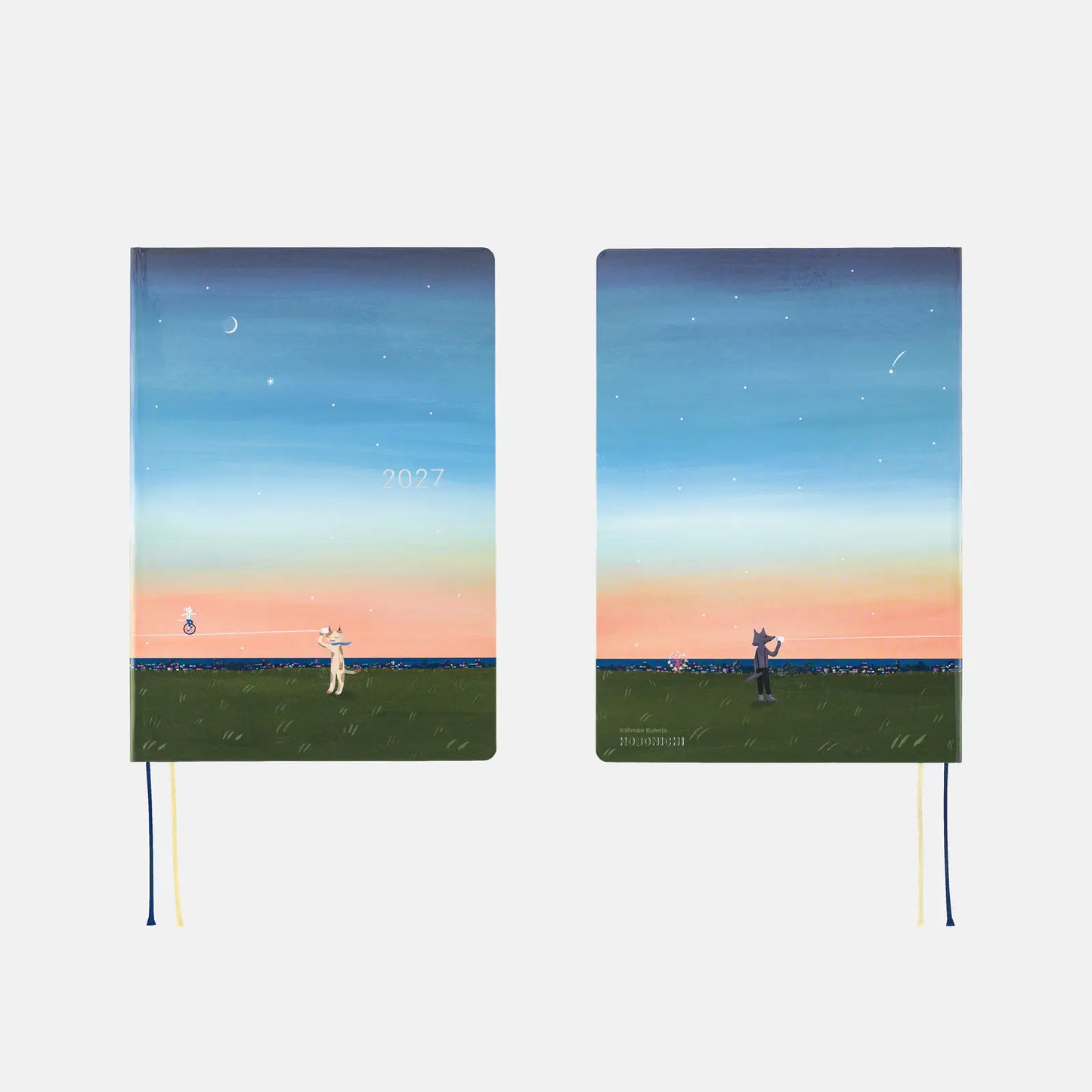 Hobonichi Techo A5 HON 2027 -  Hiroko Kubota: String Telephone Until the Moon is Full