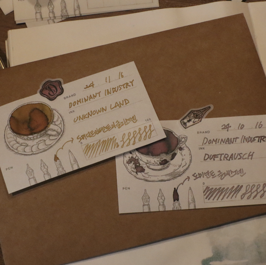 Dominant Industry Ink Tea Time – Ink Swatch Paper