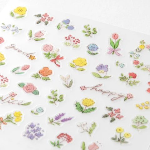 Midori Stickers – Wild Flowers